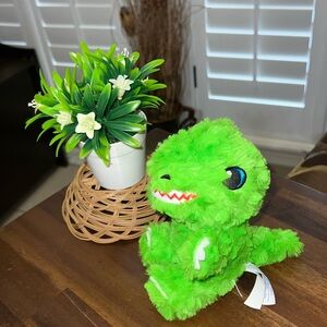 Build A Bear Dino-Mite T-Rex 6" Green Dinosaur Stuffed Animal Plush Soft mini